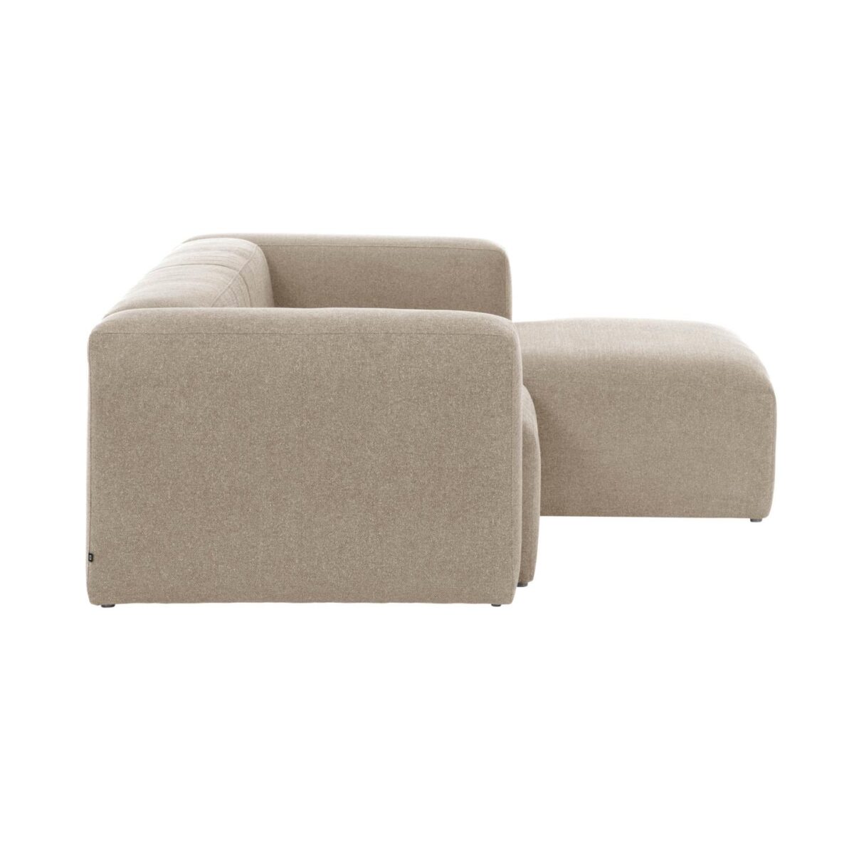 Kave Home Blok 2-zitsbank in beige chenille met een chaise longue rechts 240 cm FSC Mix Credit - Afbeelding 6