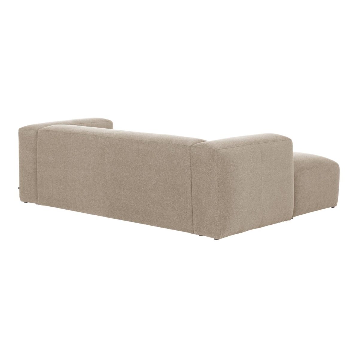 Kave Home Blok 2-zitsbank in beige chenille met een chaise longue links 240 cm FSC Mix Credit - Afbeelding 7