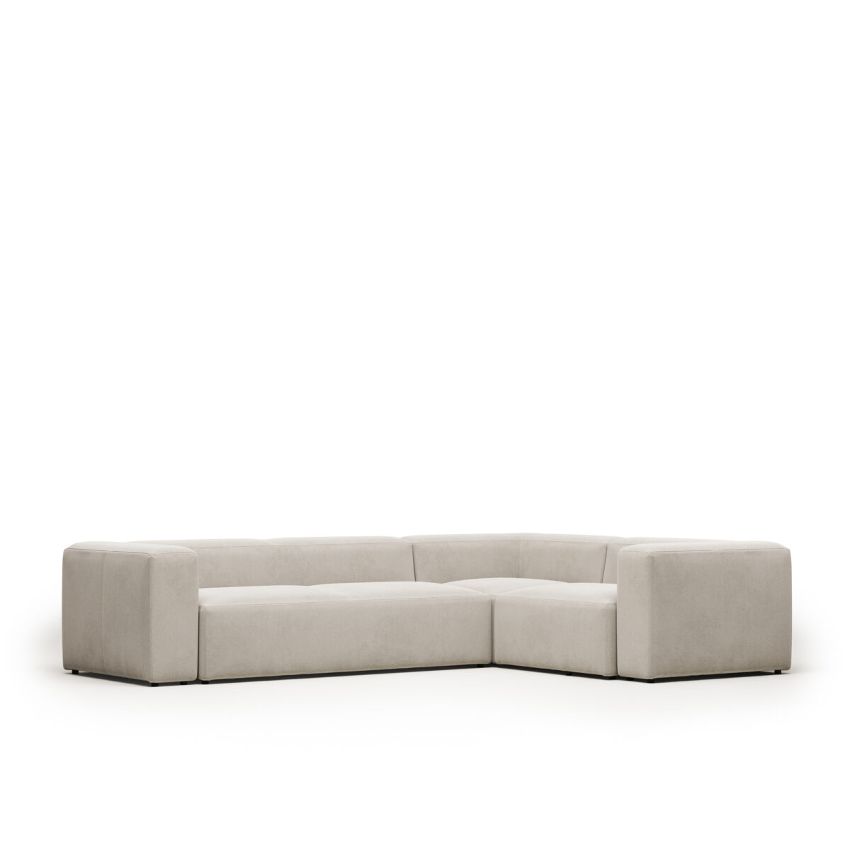 Kave Home 4-zits hoekbank Blok beige 320 x 230 cm / 230 x 320 cm