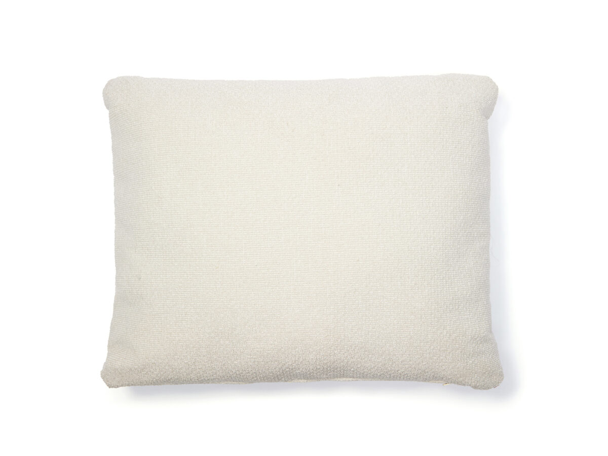Kave Home Martina kussen in ecru chenille 60 x 52 cm