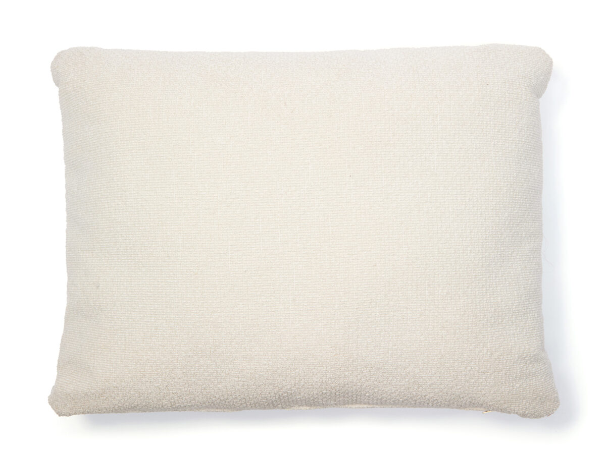 Kave Home Martina kussen in ecru chenille 47 x 36 cm