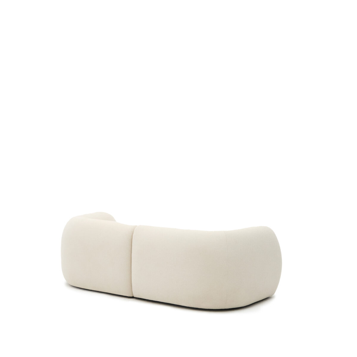 Kave Home Martina modulaire 2-zitsbank in ecru chenille met chaise longue rechts 230 cm - Afbeelding 8