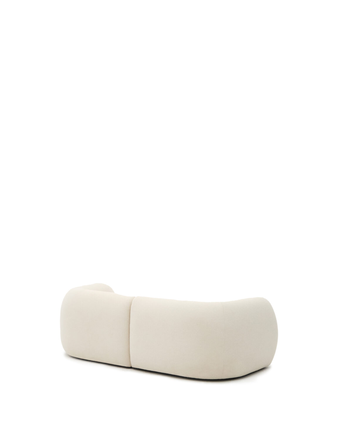 Kave Home Martina modulaire 2-zitsbank in ecru chenille met chaise longue rechts 230 cm - Afbeelding 9