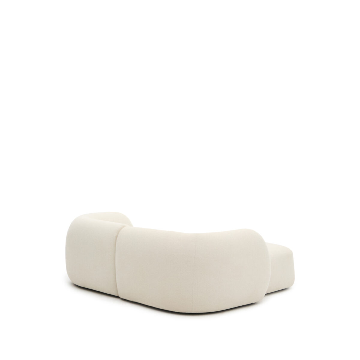 Kave Home Martina modulaire 2-zitsbank in ecru chenille met chaise longue links 230 cm - Afbeelding 9