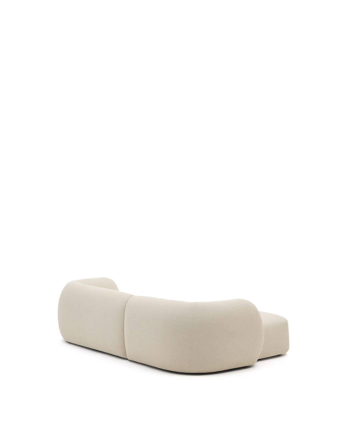 Kave Home Martina modulaire 3-zitsbank in ecru chenille met chaise longue links 287 cm - Afbeelding 11