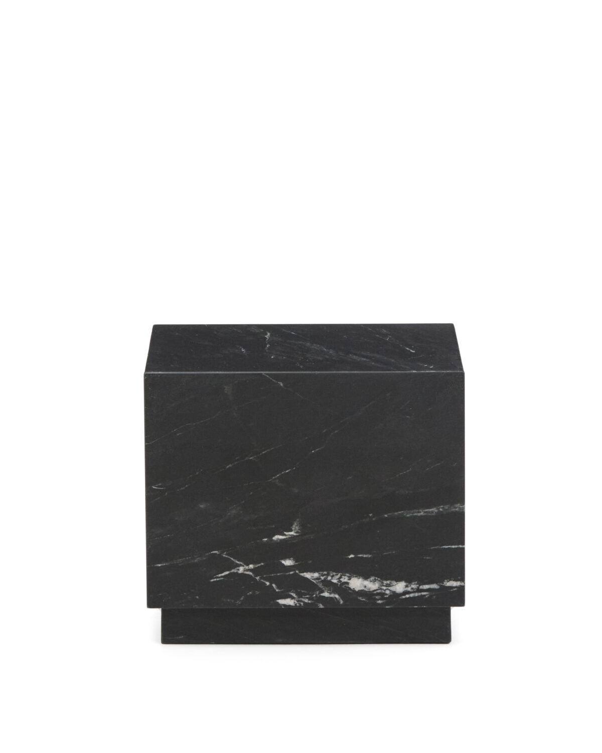 Kave Home Sorein zwarte bijzettafel van marmer 40 x 40 cm - Afbeelding 8