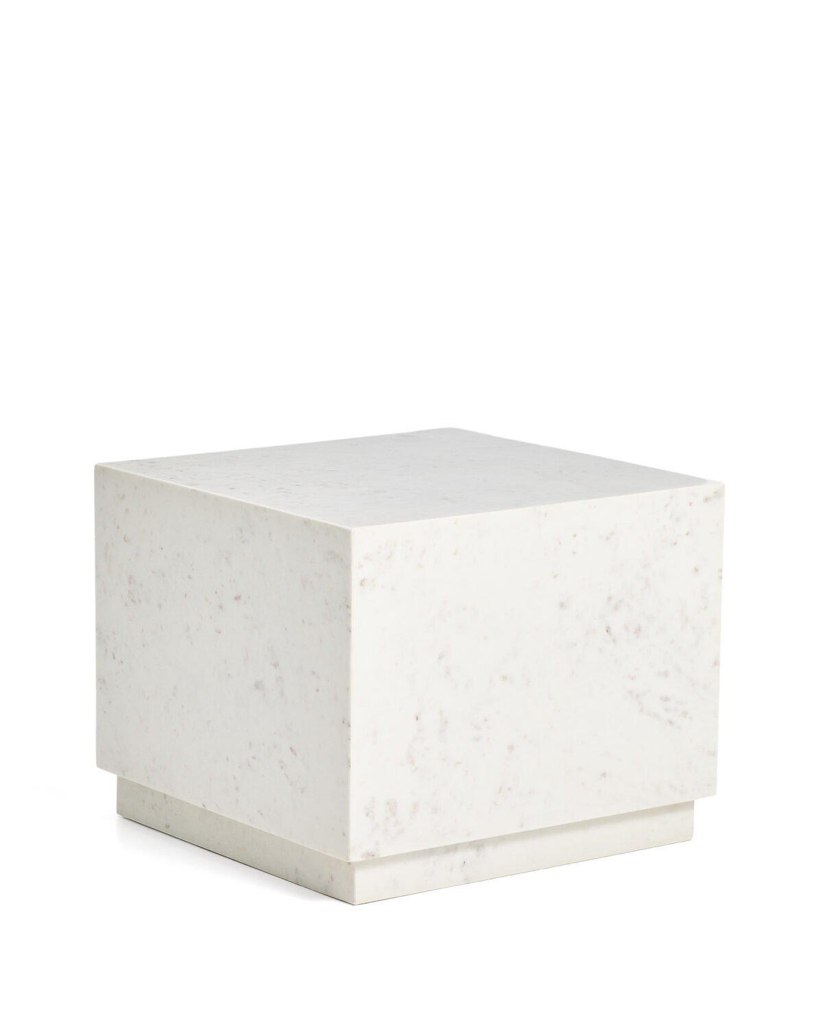 Kave Home Sorein witte bijzettafel van marmer 50 x 50 cm - Afbeelding 4