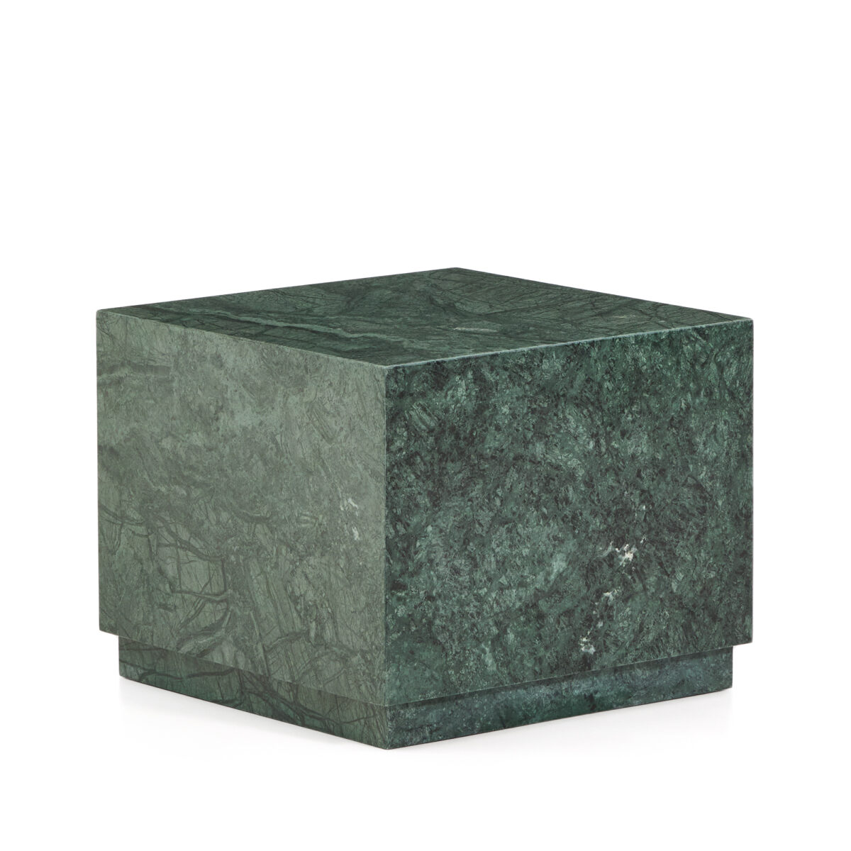 Kave Home Sorein groene bijzettafel van marmer 50 x 50 cm - Afbeelding 7