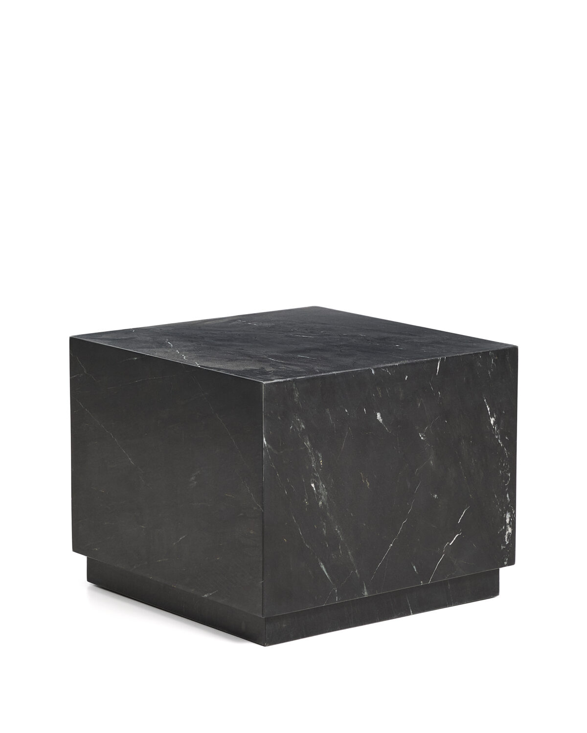 Kave Home Sorein zwarte bijzettafel van marmer 50 x 50 cm - Afbeelding 6