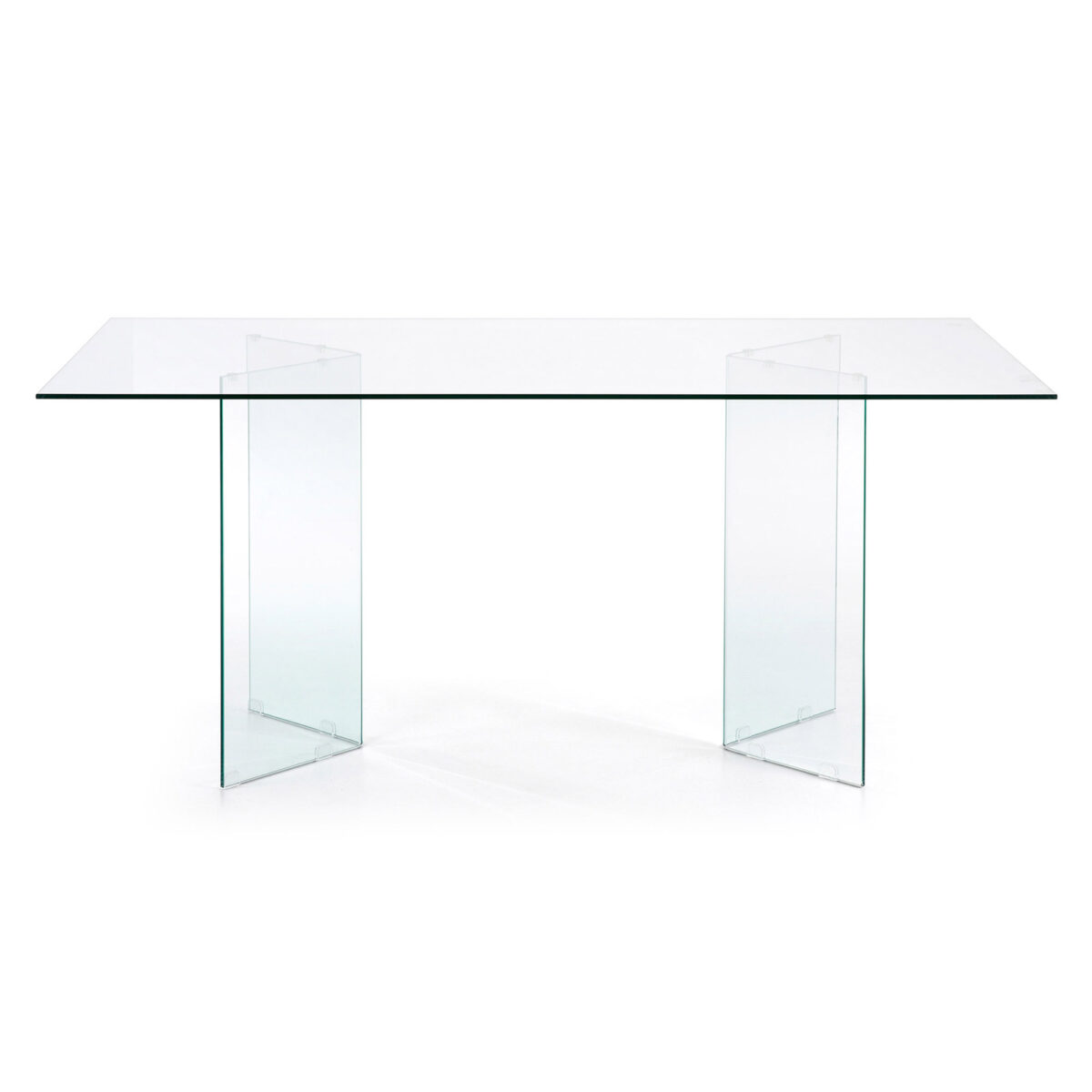 Kave Home Burano glazen tafel 200 x 90 cm - Afbeelding 5