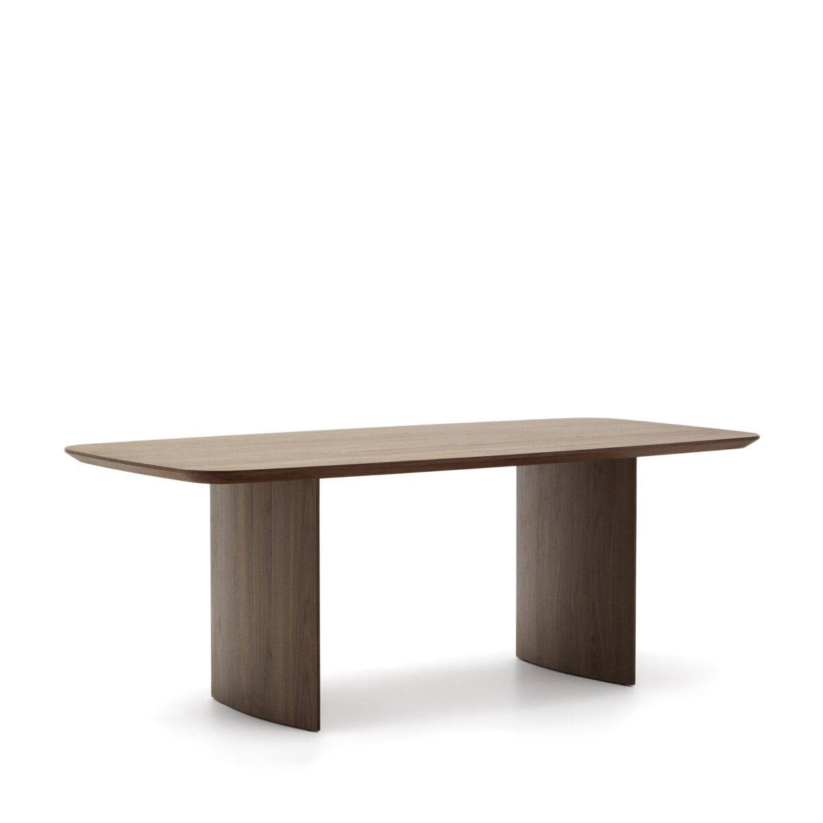 Kave Home Litto tafel van walnootfineer 200 x 100 cm - Afbeelding 6