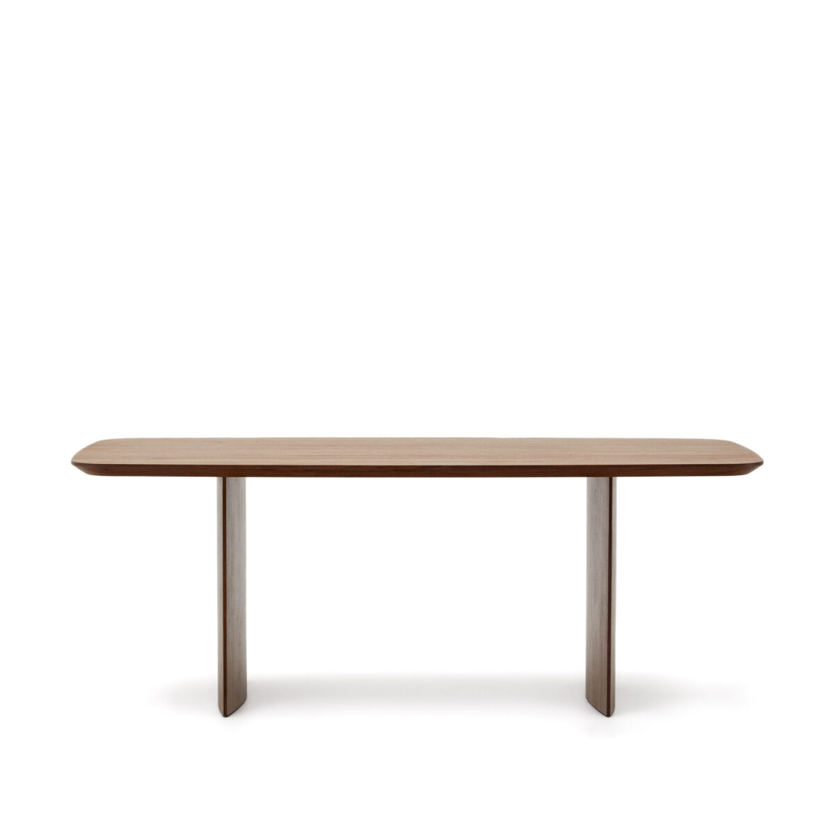 Kave Home Litto tafel van walnootfineer 200 x 100 cm - Afbeelding 7