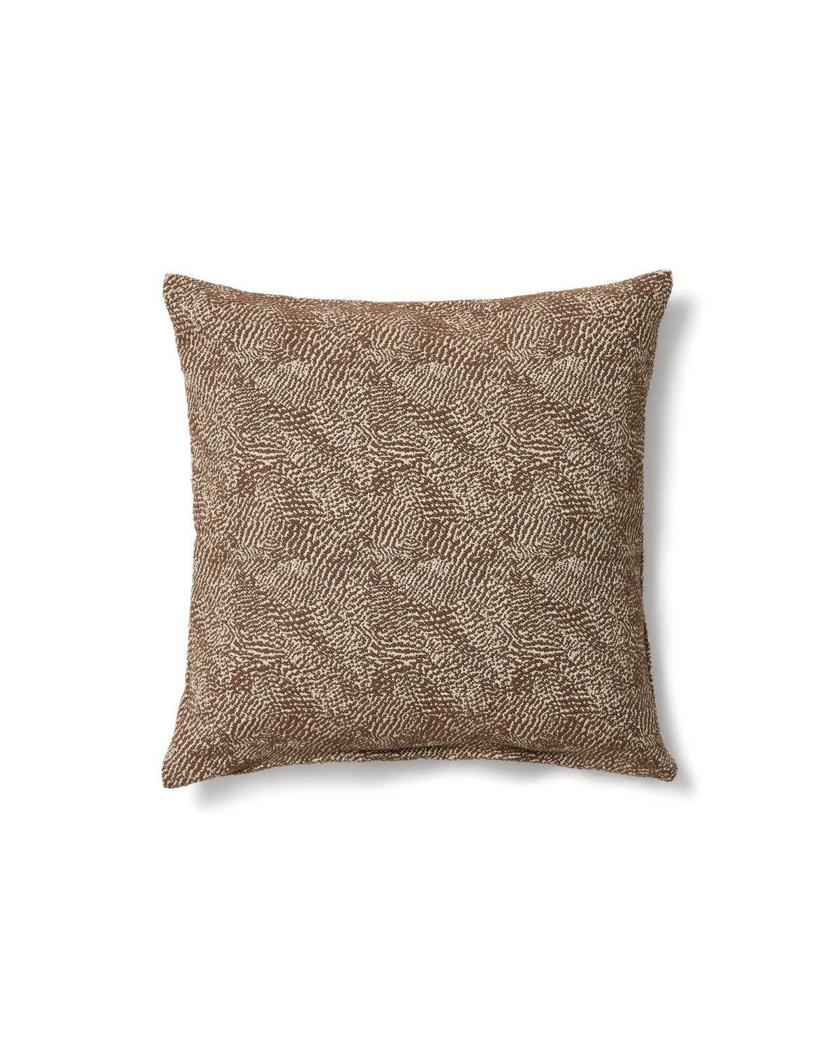 Kave Home Junie kussenhoes van bruin-beige katoen jacquard 50 x 50 cm - Afbeelding 4