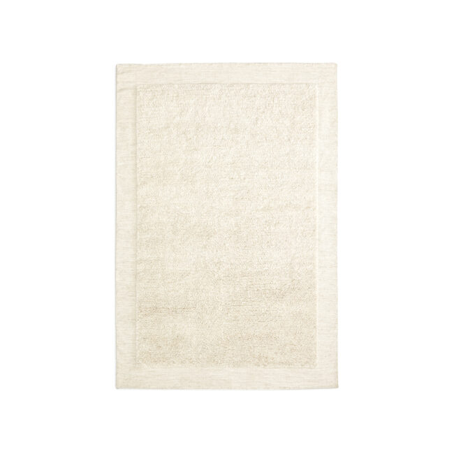 Kave Home Wit Marely-vloerkleed van wol 160 x 230 cm