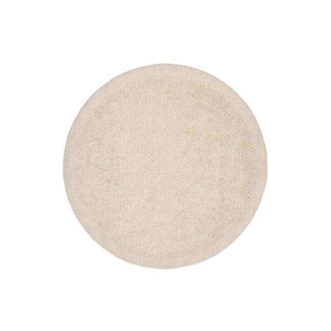 Kave Home Marely rond wollen vloerkleed wit Ø 200 cm
