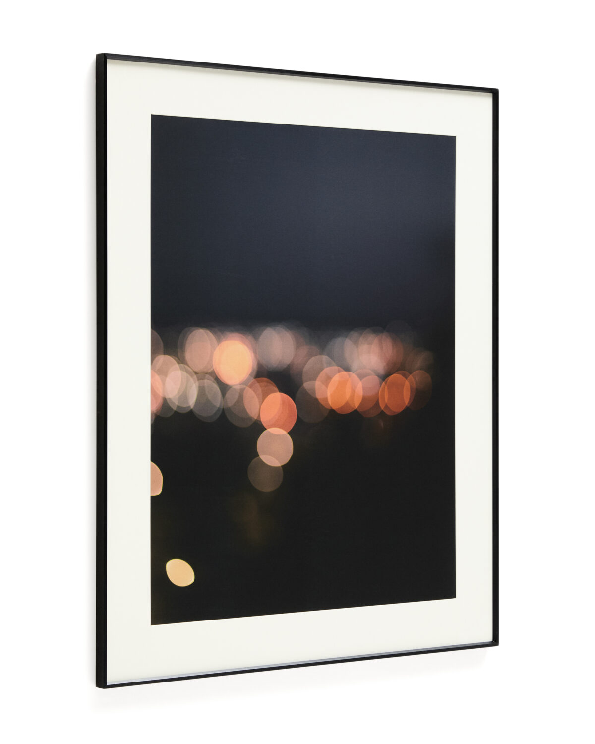 Kave Home Zavira kunstwerk met foto van lichten van Barcelona 80 x 100 cm - Afbeelding 8