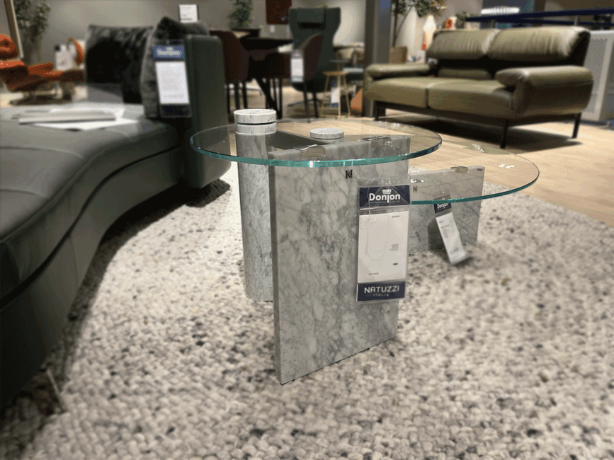 Natuzzi Italia Frost salontafel set – showroommodel