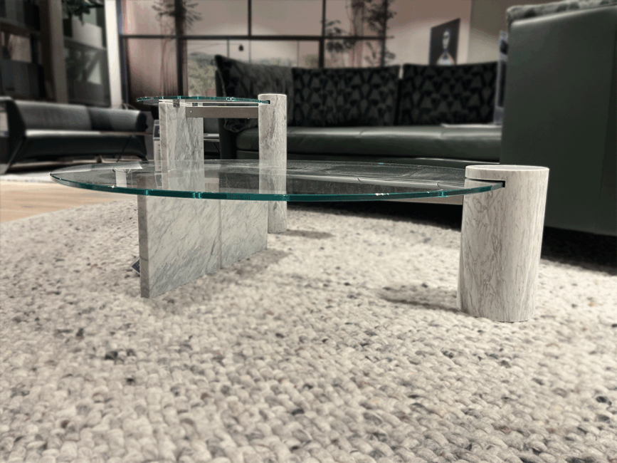 Natuzzi Italia Frost salontafel set – showroommodel