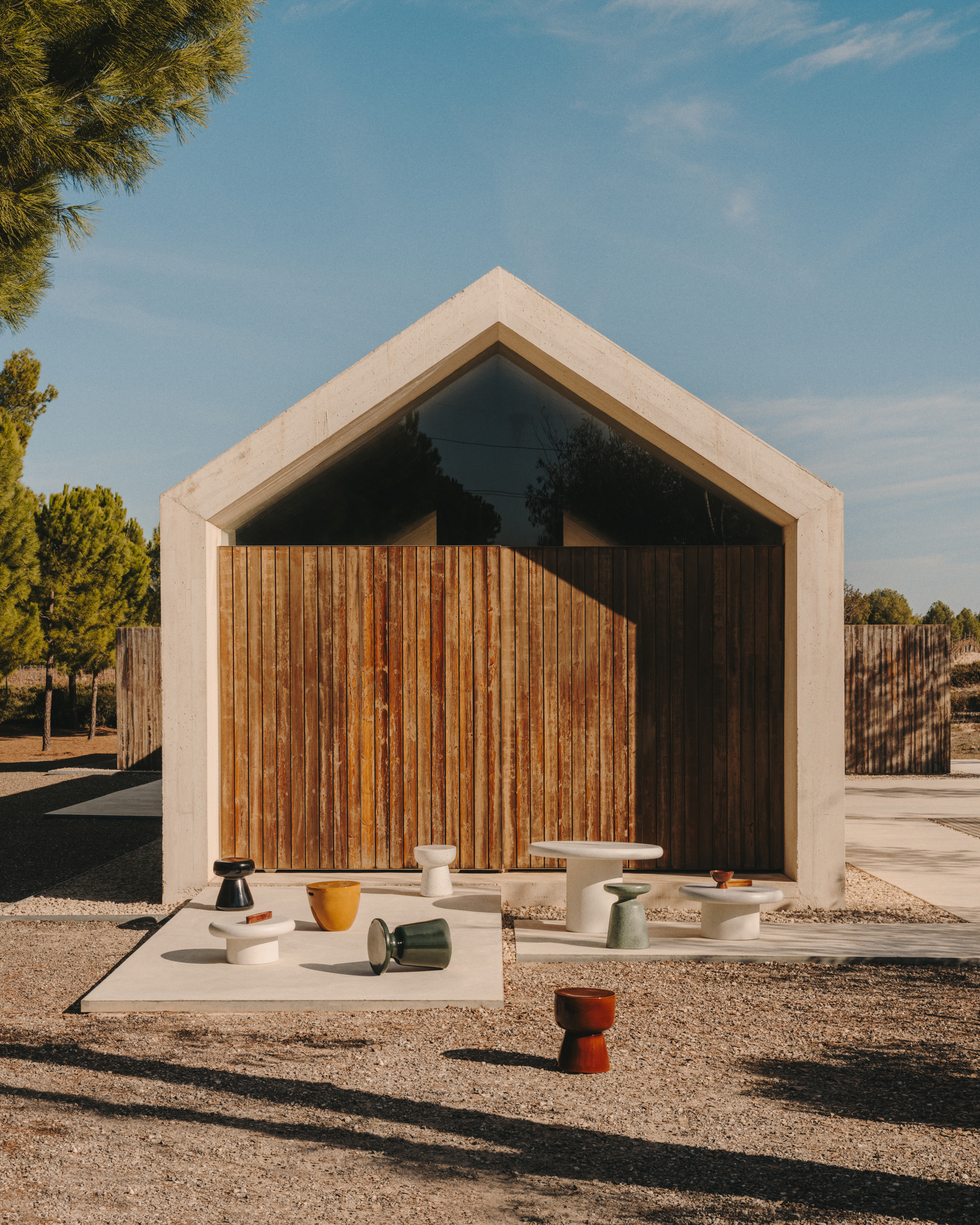 Kave Home Bijzettafel Mesquida voor buiten gemaakt van groen terrazzo Ø 39 cm - Afbeelding 3