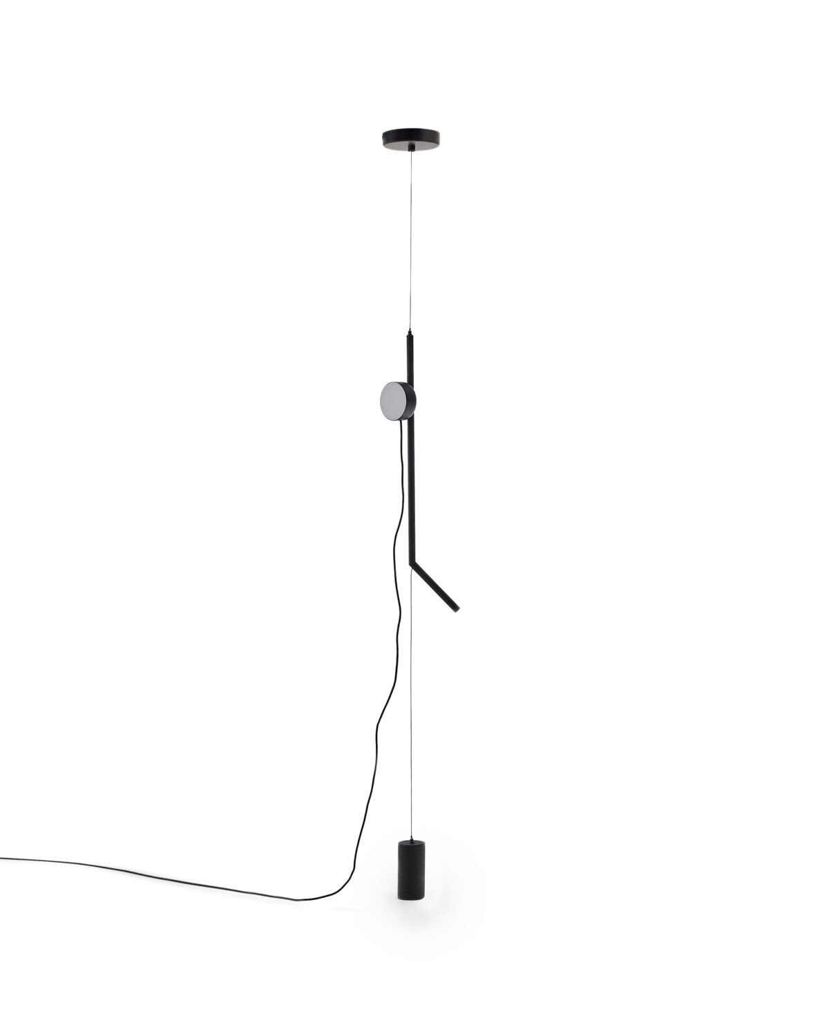 Kave Home Orey lampstructuur van zwart metaal met verplaatsbare spot - Afbeelding 7