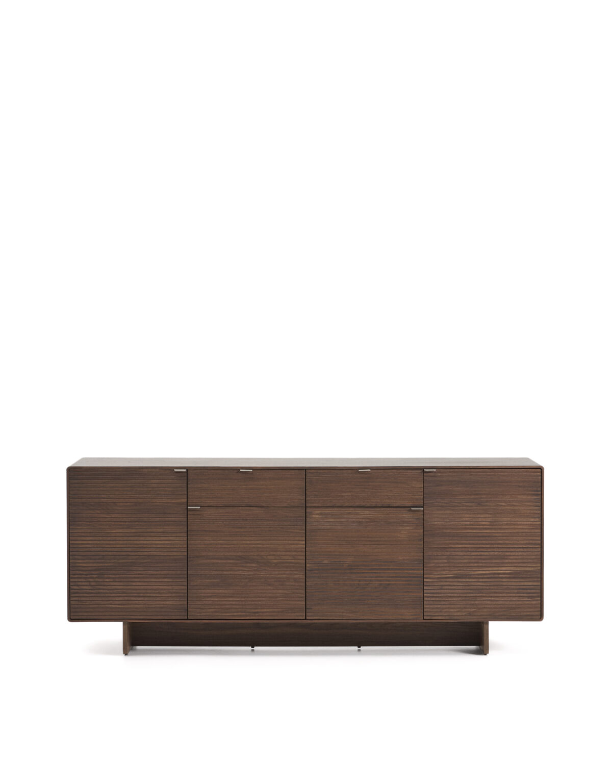 Kave Home Norlen dressoir met 4 deuren en 2 laden in walnootfineer FSC Mix Credit 194,5 x 78 cm - Afbeelding 13