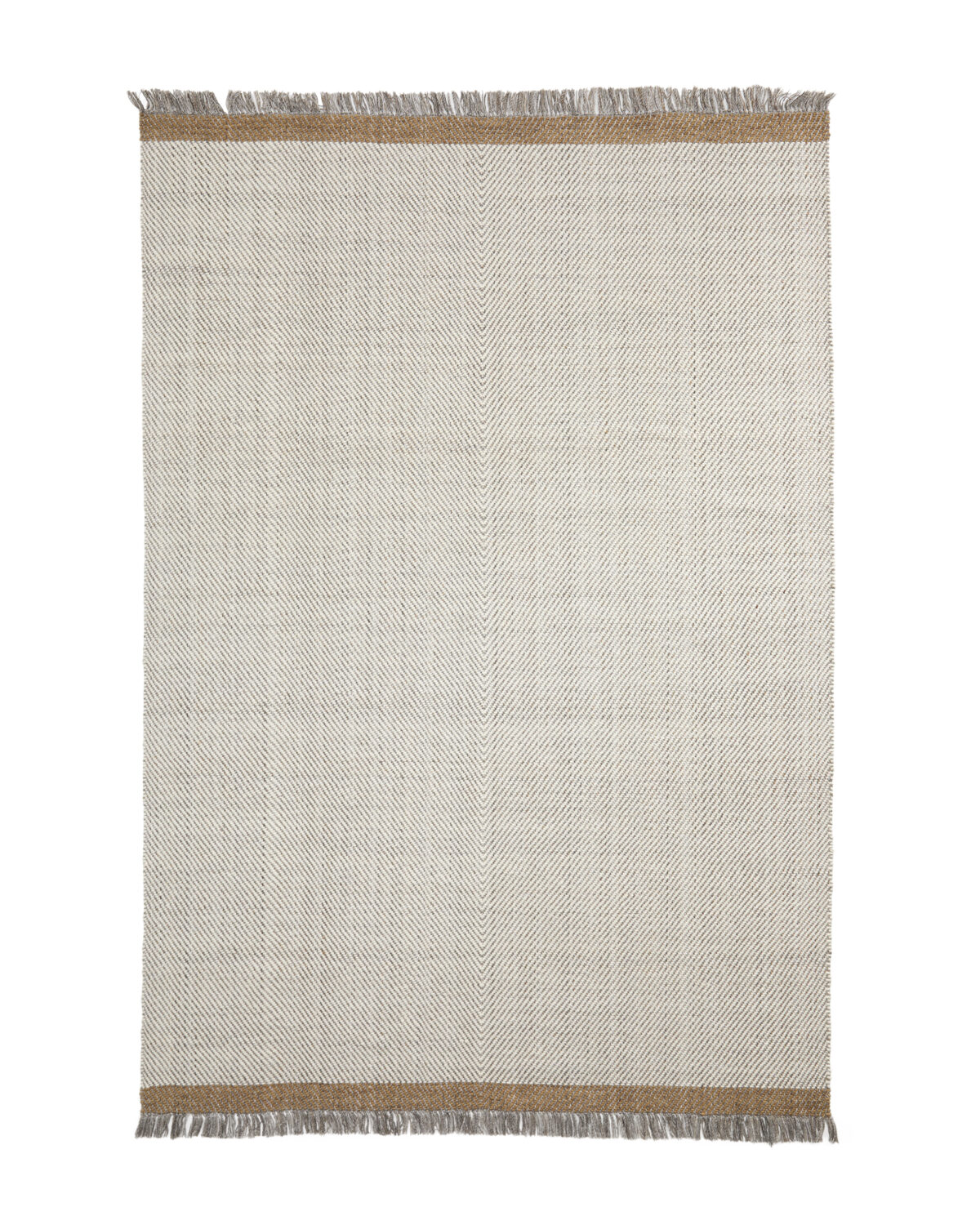 Kave Home Brina beige wollen tapijt in visgraat-jacquardmotief 300 x 200 cm - Afbeelding 6