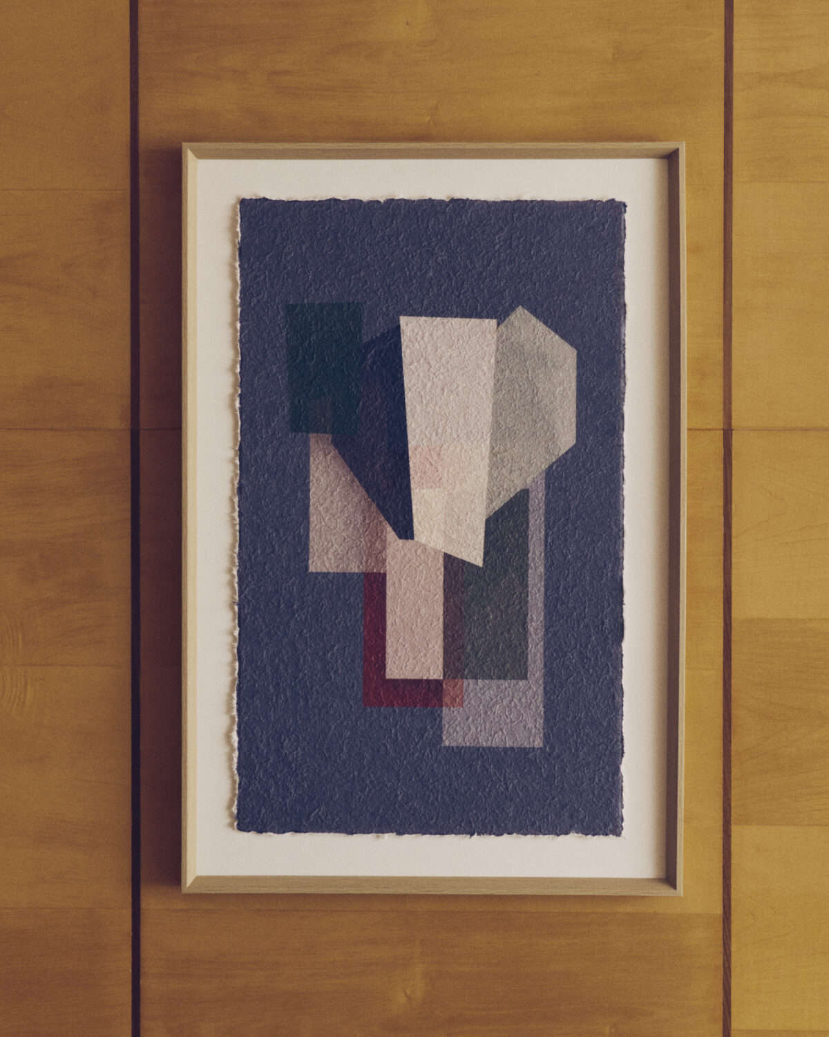 Kave Home Veluni schilderij van gerecycled papier in meerdere kleuren 60 x 90 cm - Afbeelding 9