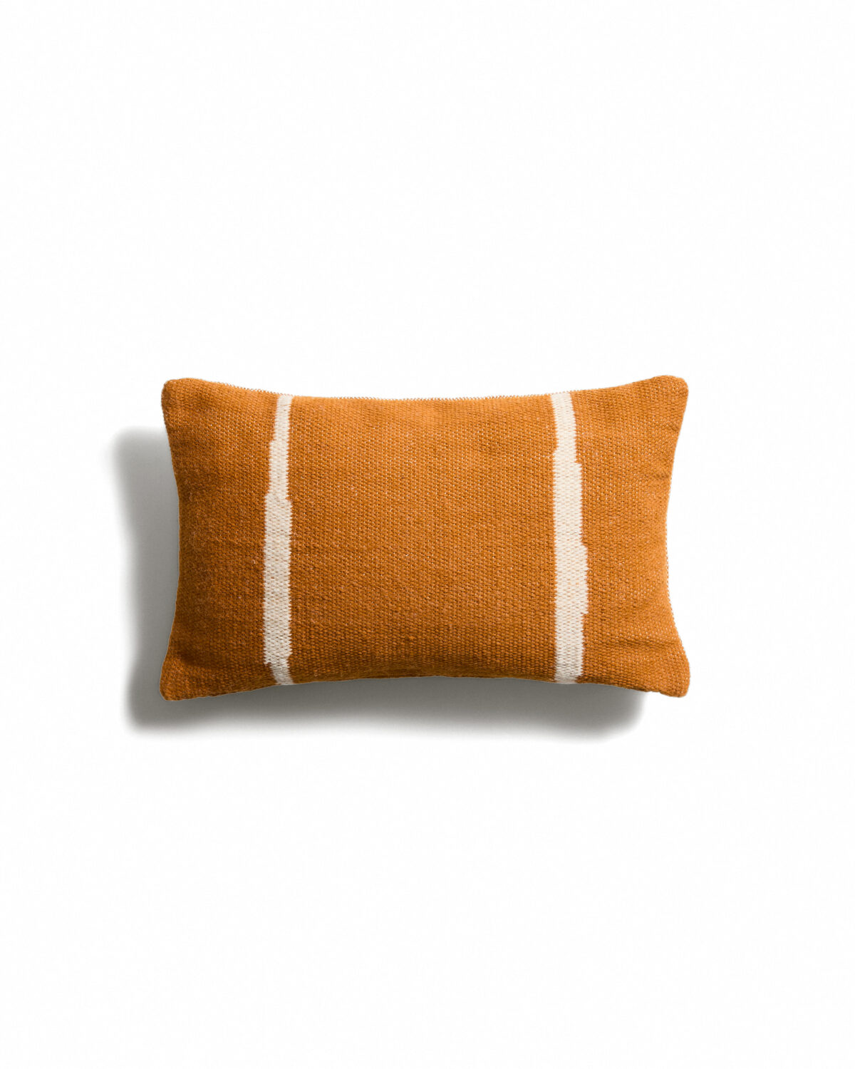 Kave Home Daila oranje kussenhoes met Ikat-dessin 100% PET 30 x 50 cm - Afbeelding 4