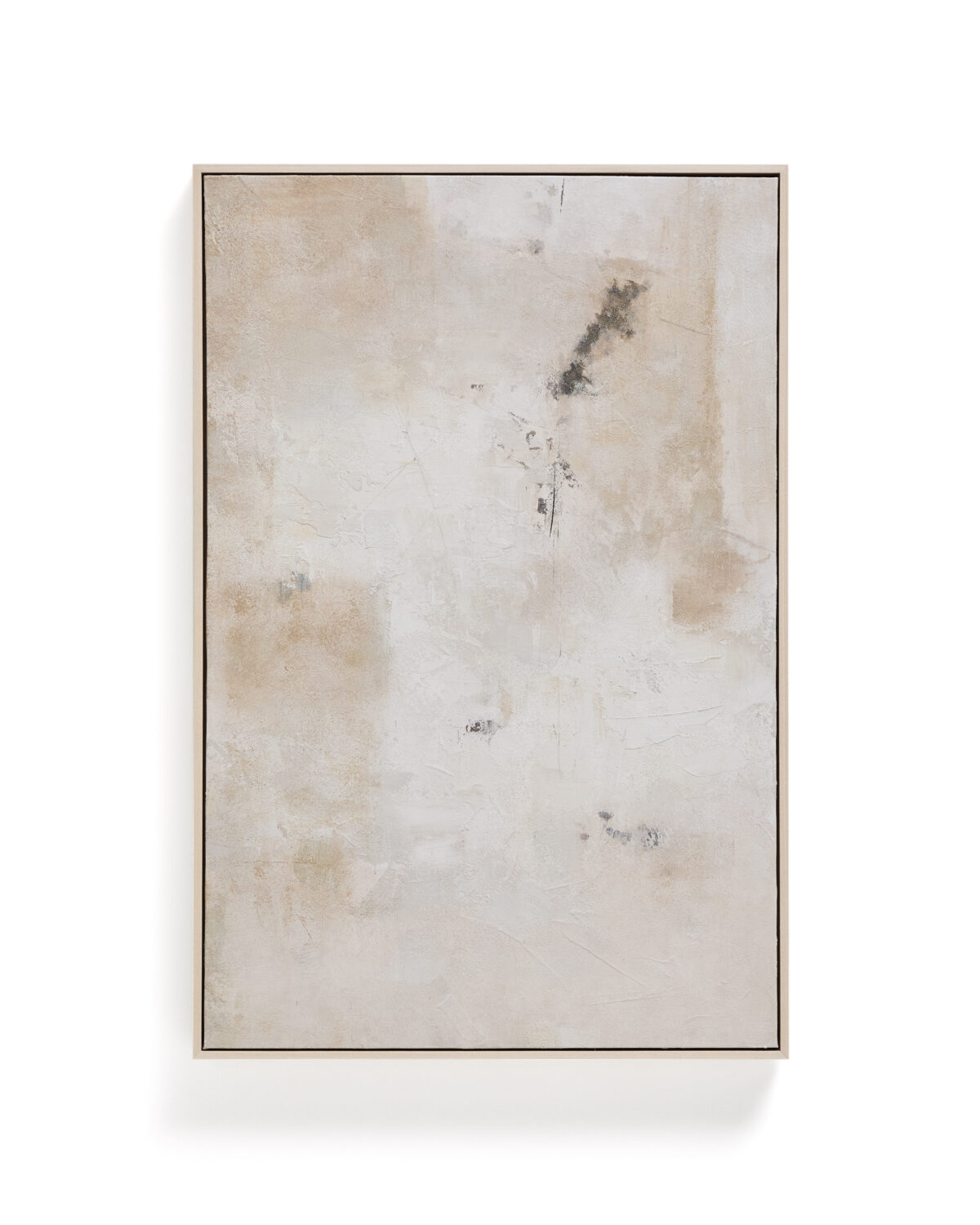 Kave Home Silpa abstract schilderij beige 60 x 90 cm - Afbeelding 11