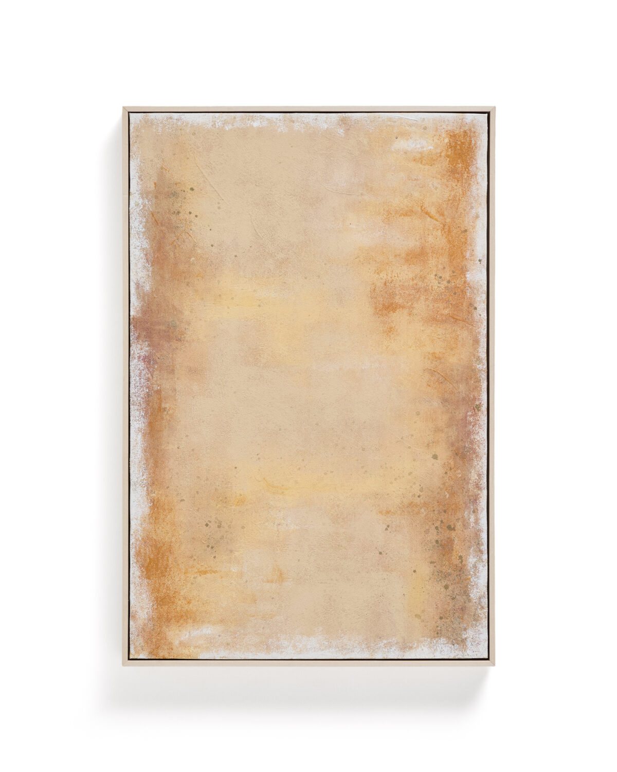 Kave Home Selnar abstract schilderij geel 60 x 90 cm - Afbeelding 11