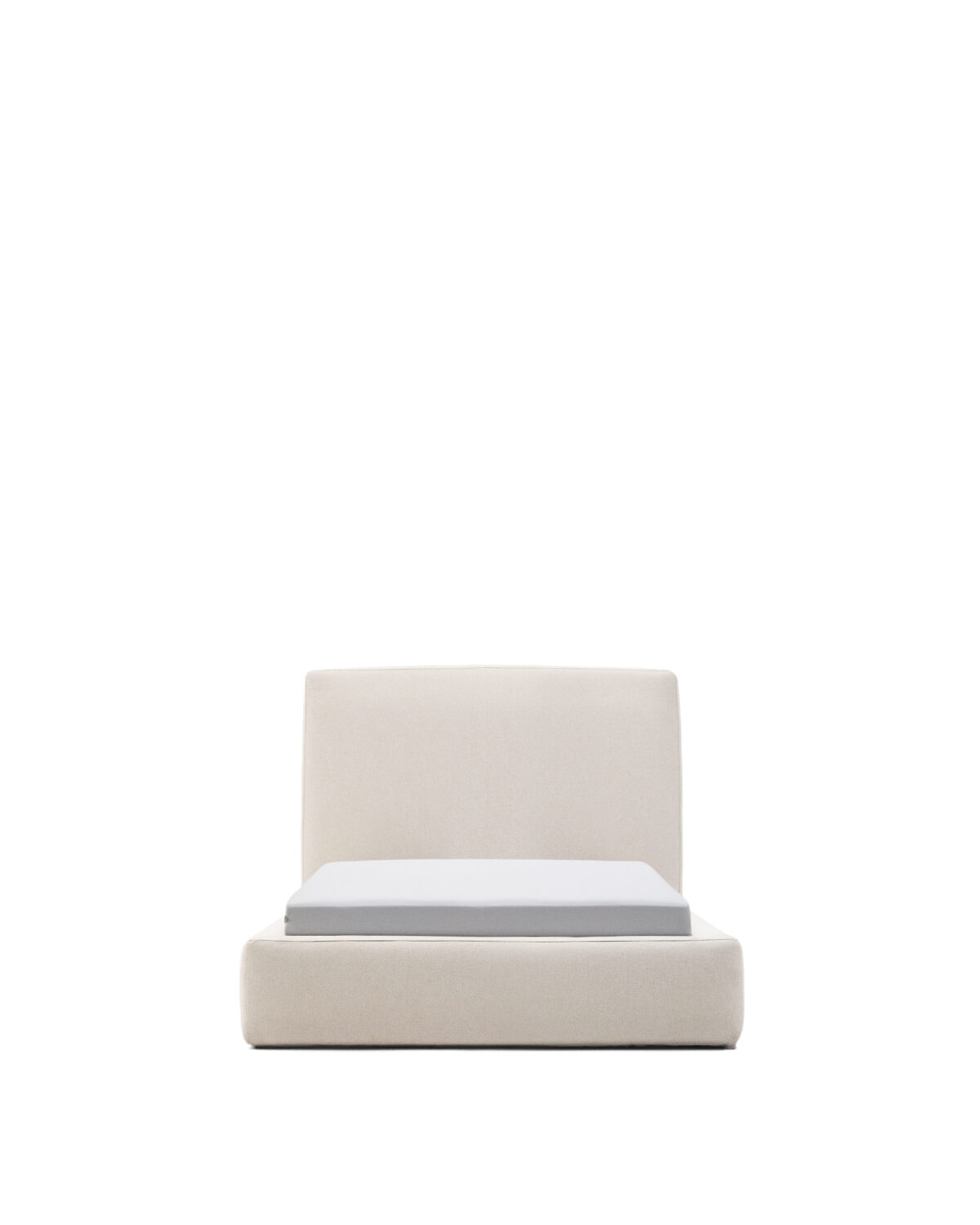 Kave Home Blok bed met afneembare hoes, ecru, voor matras van 90 x 200 cm FSC Mix Credit - Afbeelding 12