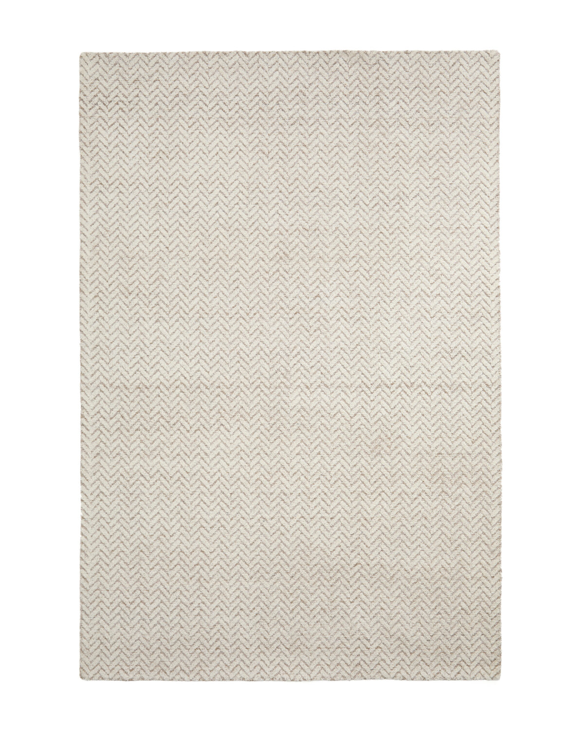 Kave Home Calira beige wollen tapijt in gevlochten jacquardmotief 300 x 200 cm - Afbeelding 11