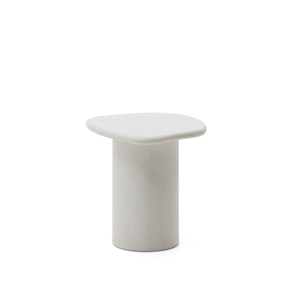Kave Home Bijzettafel Macarella van wit cement 48 x 47 cm - Afbeelding 5