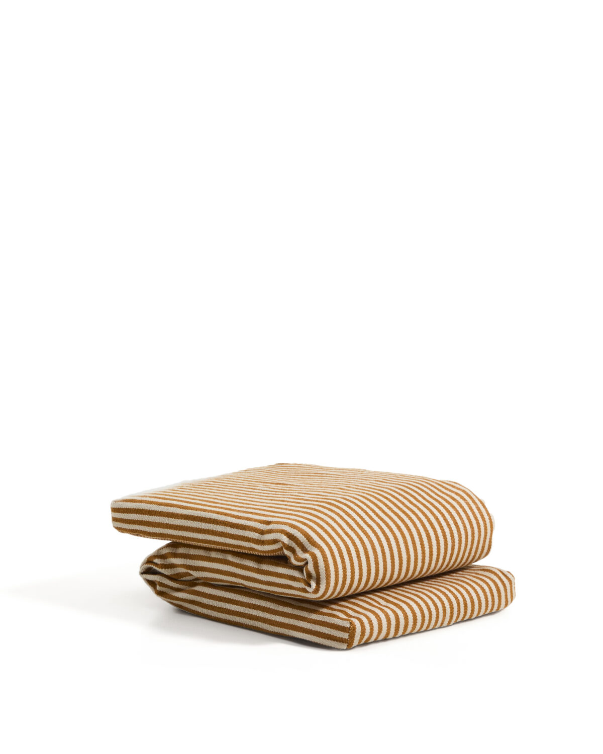 Kave Home Dirome oranje gestreept ligbedkussen 100% PET 50 x 175 cm - Afbeelding 3