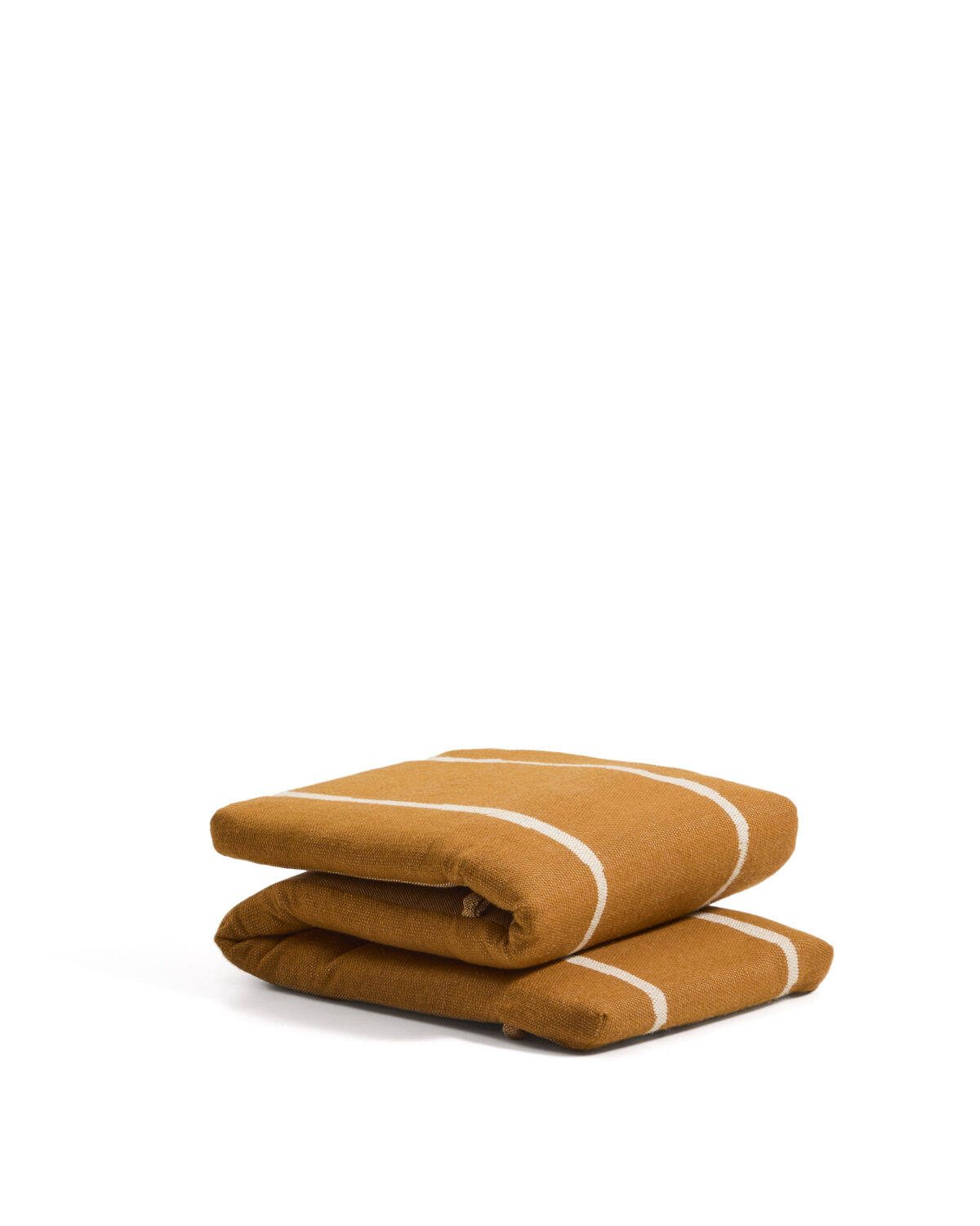 Kave Home Daila oranje ligbedkussen met Ikat-dessin 100% PET 50 x 175 cm - Afbeelding 4