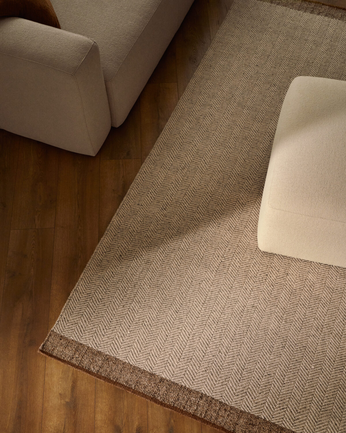 Kave Home Nifelia jacquard wollen vloerkleed beige 160 x 230 cm - Afbeelding 4