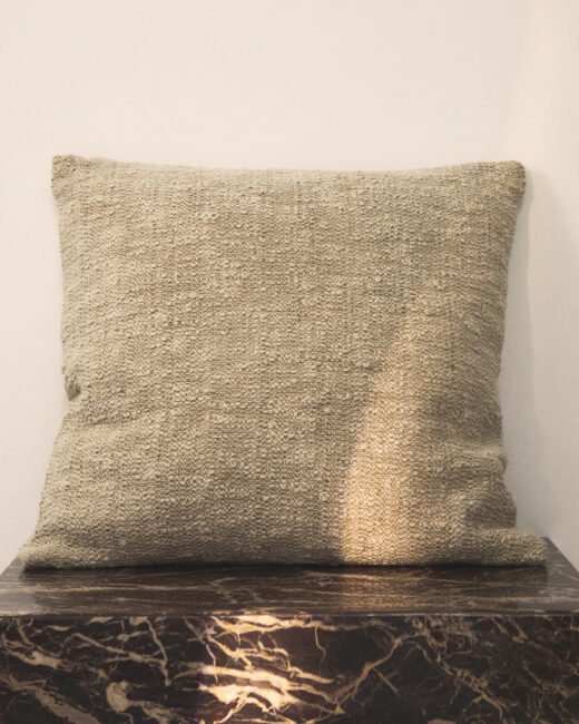 Kave Home Mevia kussenhoes van linnenmix in beige 50 x 50 cm