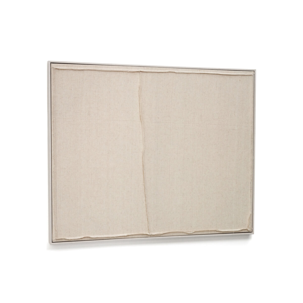 Kave Home Wit Maha-schilderij met horizontale lijn 82 x 102 cm - Afbeelding 7