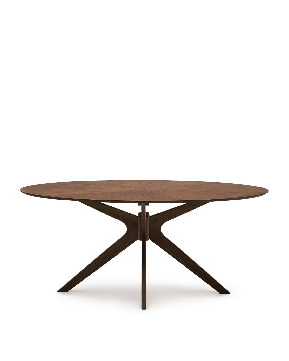 Kave Home Tafel Naanim van walnootfineer 180 x 110 cm - Afbeelding 5