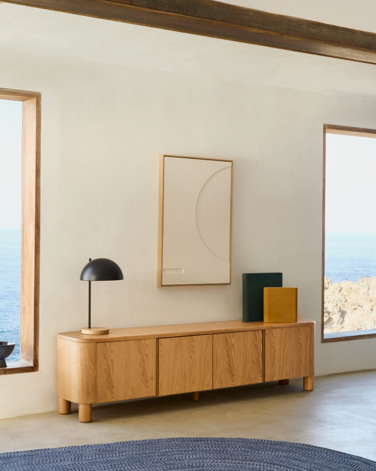 Kave Home TV-meubel Salaya van FSC Mix Credit essenmultiplex 200 x 52 cm - Afbeelding 2