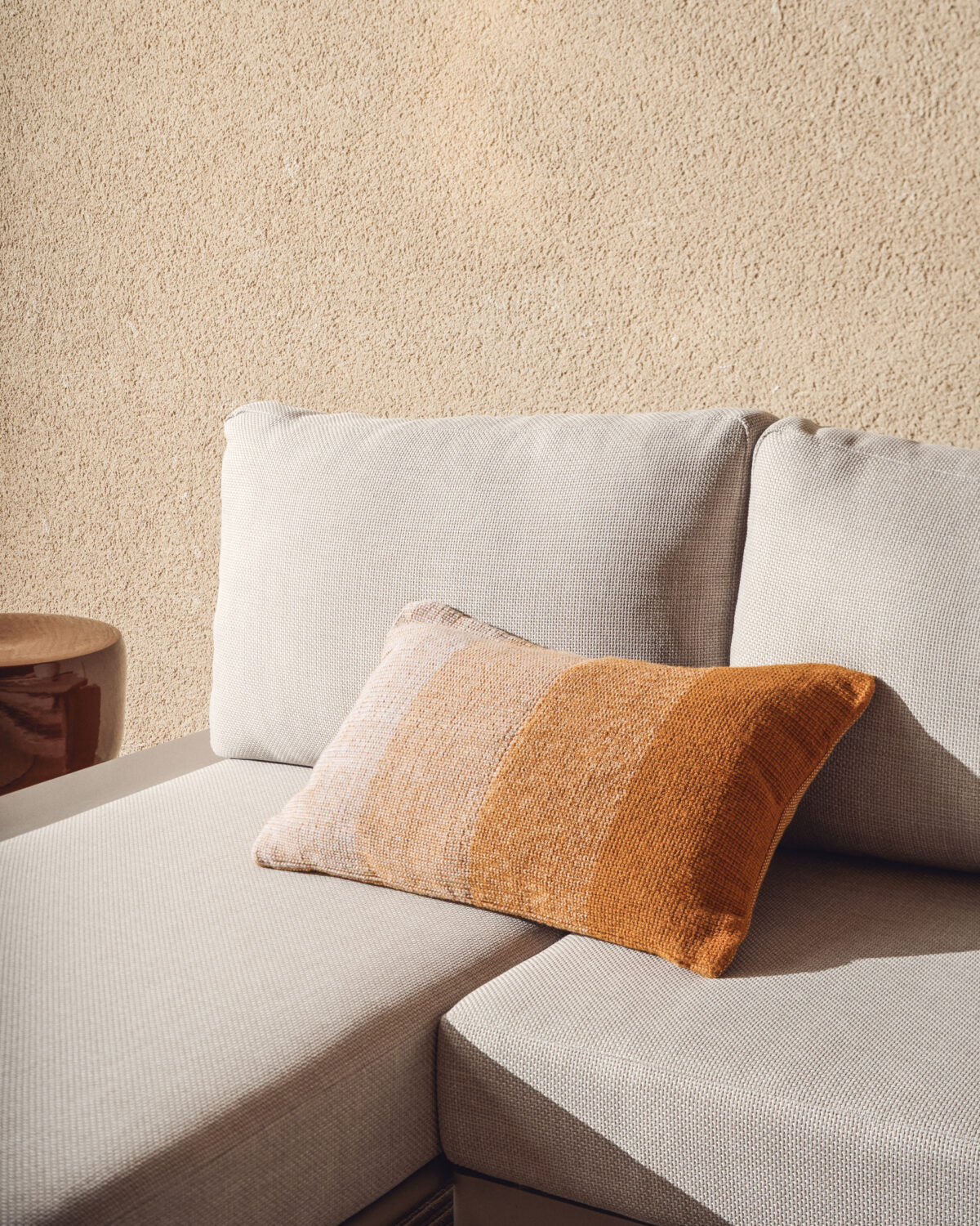 Kave Home Adys oranje kussenhoes van 100% PET 40 x 60 cm - Afbeelding 2