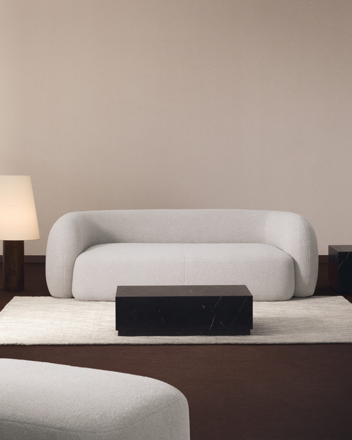 Kave Home Sorein salontafel van zwart marmer 100 x 50 cm - Afbeelding 3