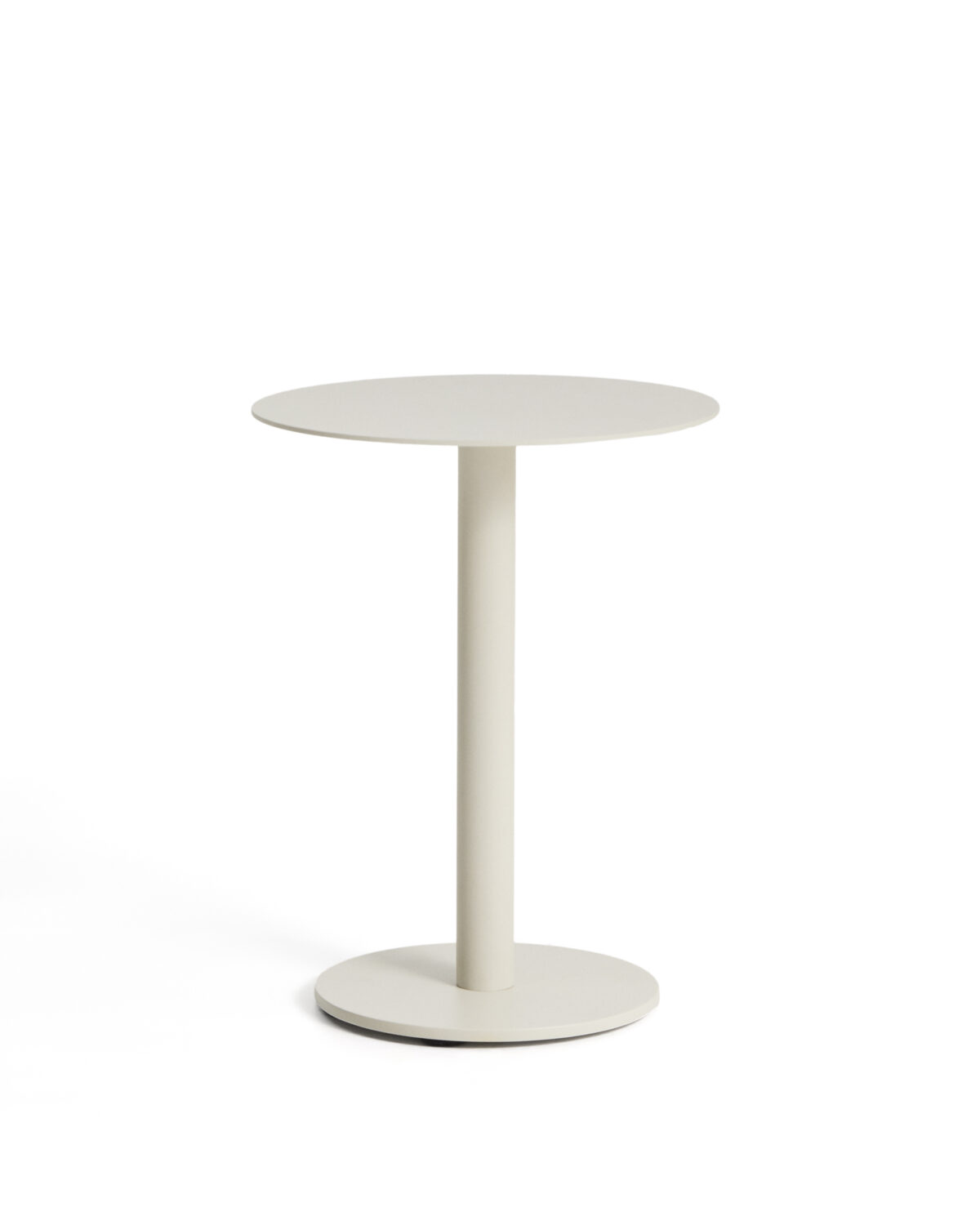 Kave Home Asinara bijzettafel in ecru aluminium Ø40 cm - Afbeelding 4