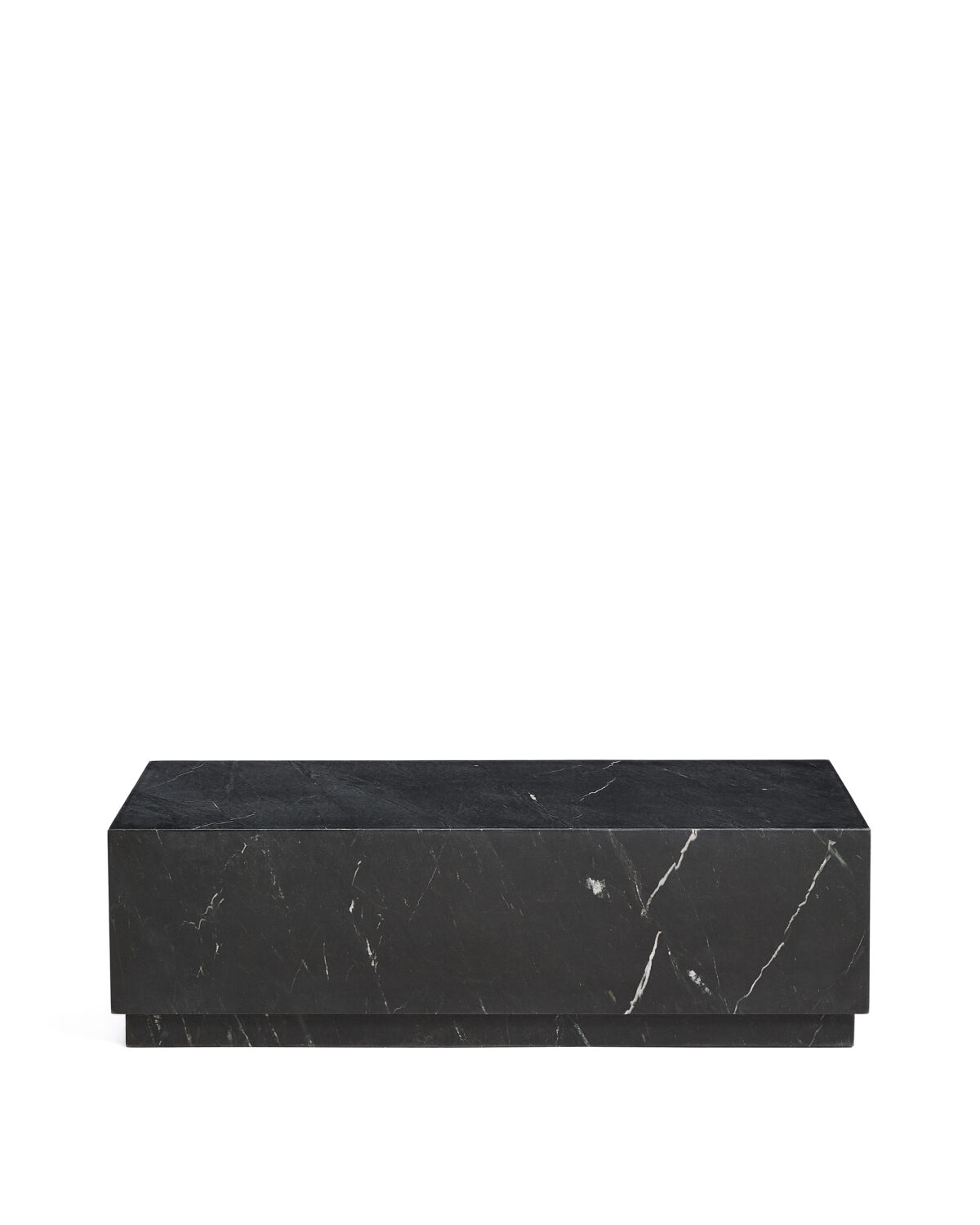 Kave Home Sorein salontafel van zwart marmer 100 x 50 cm