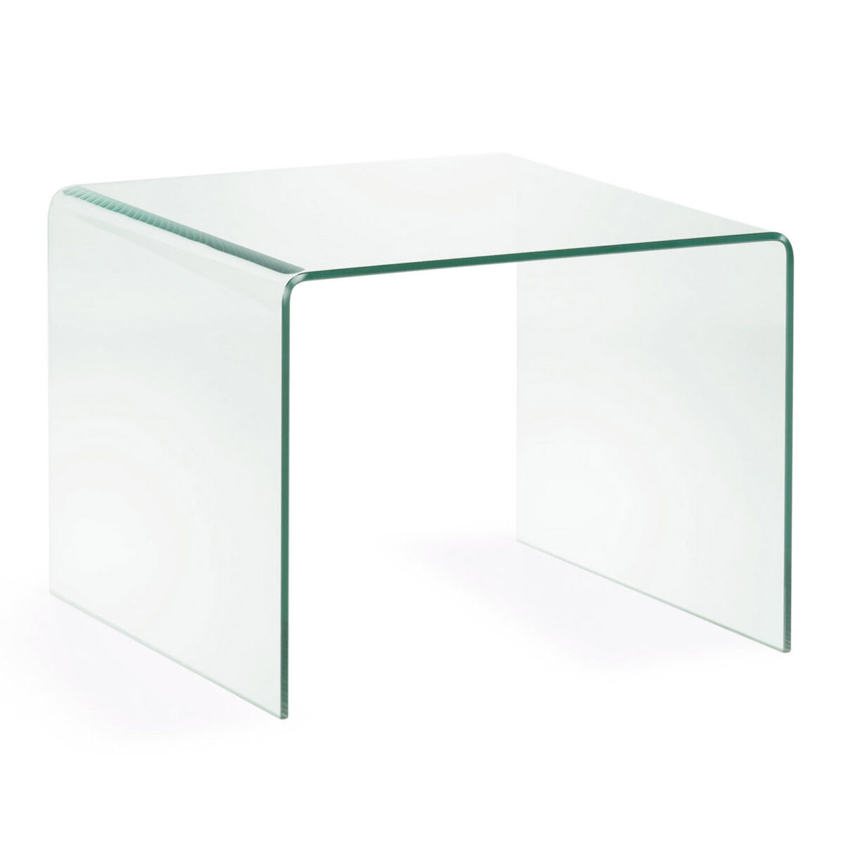 Kave Home Burano glazen bijzettafel 60 x 60 cm