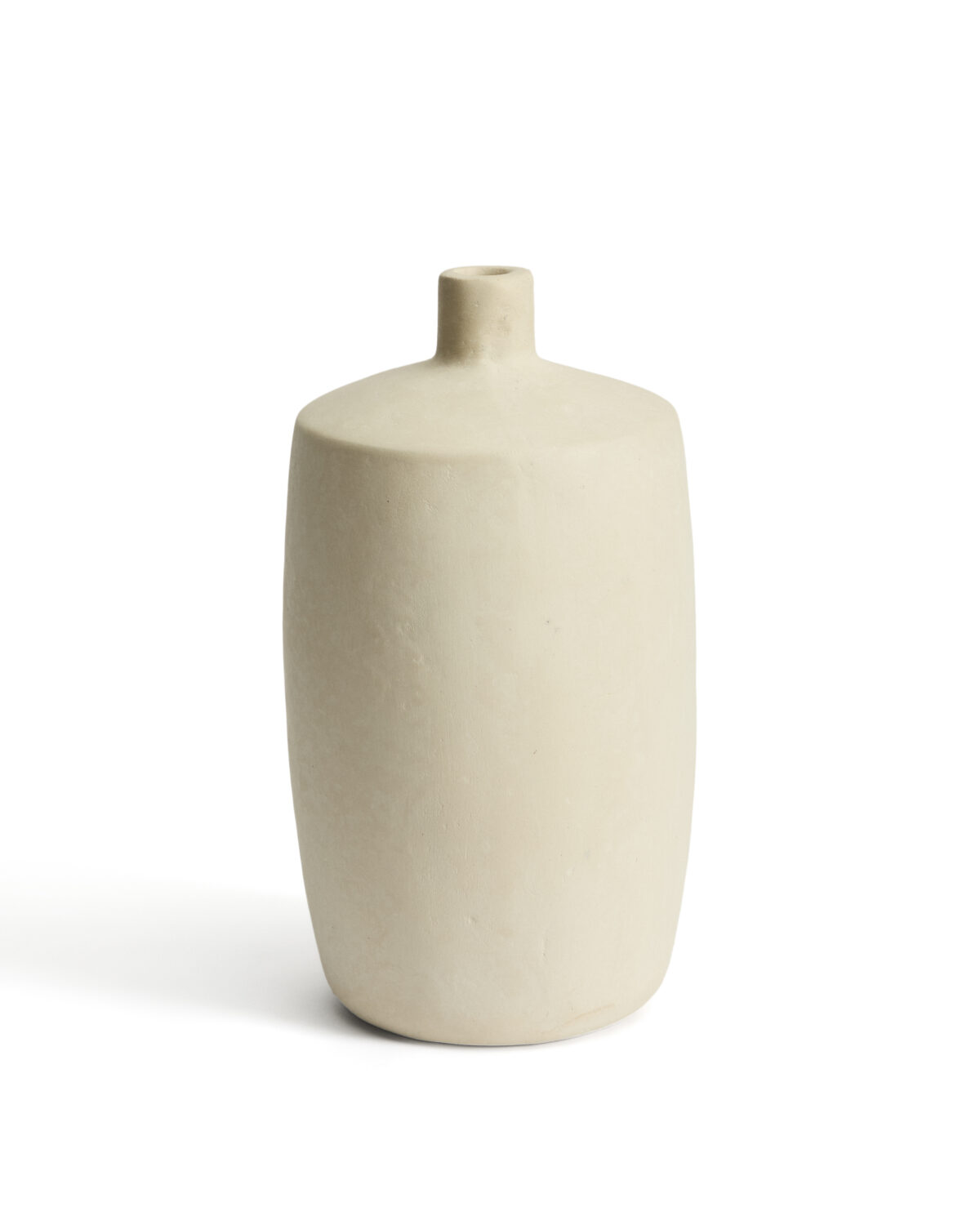 Kave Home Vaas Mireni van papier-maché beige Ø 39 cm