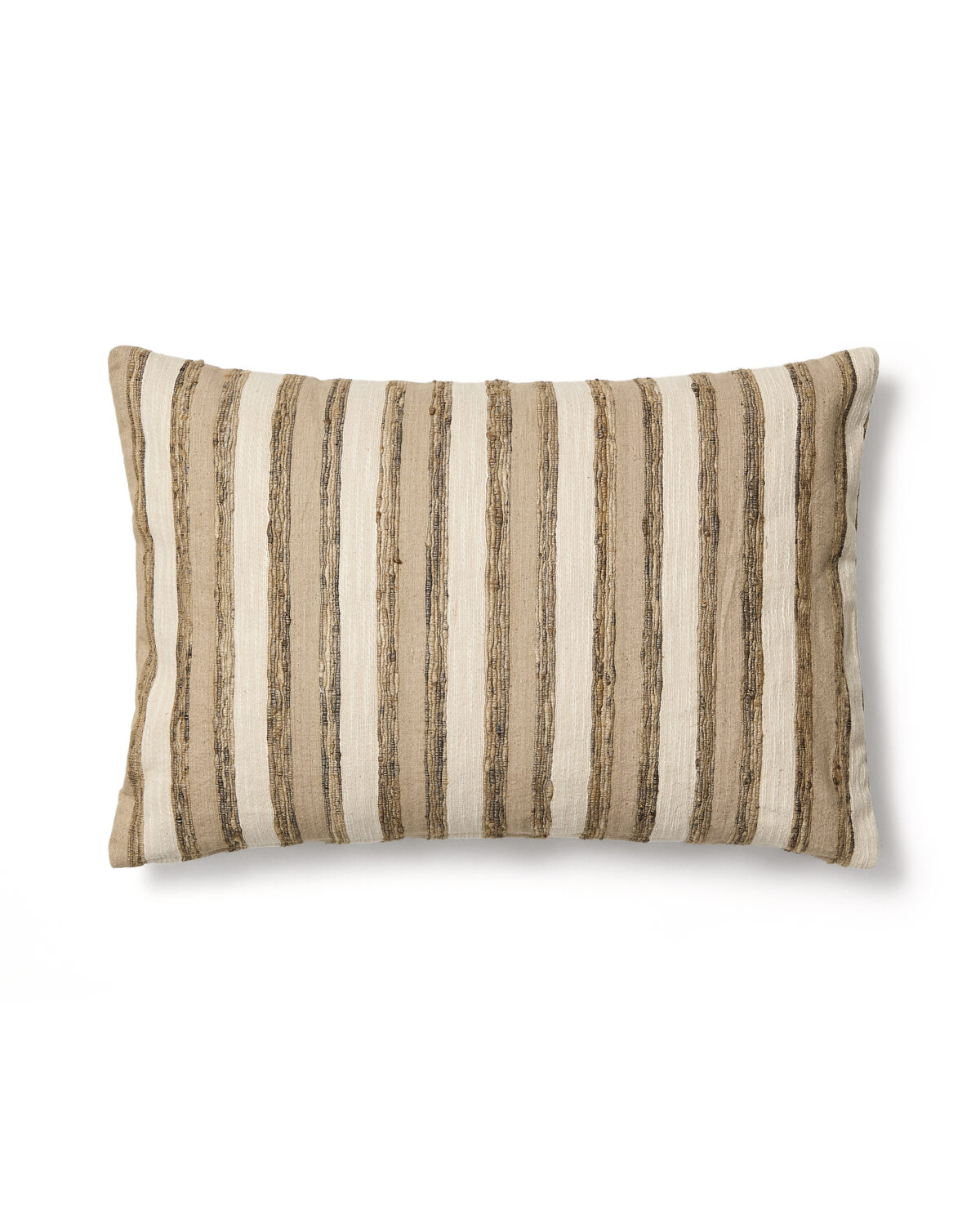 Kave Home Dorevi jacquard kussenhoes van zijdemix met ecru strepen 40 x 60 cm - Afbeelding 16