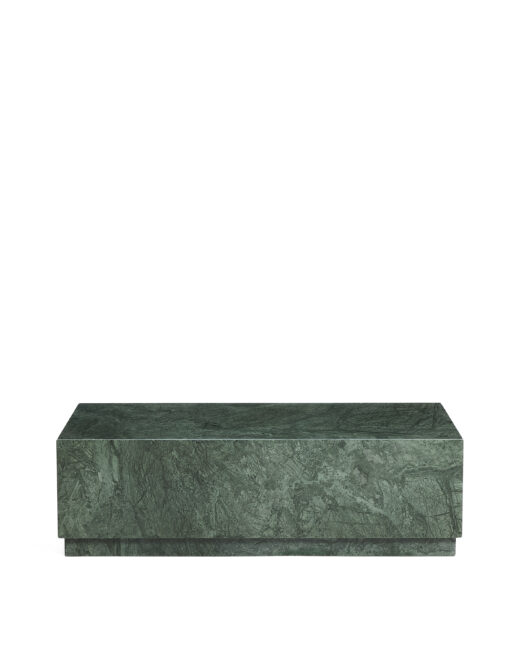 Kave Home Sorein salontafel van groen marmer 100 x 50 cm