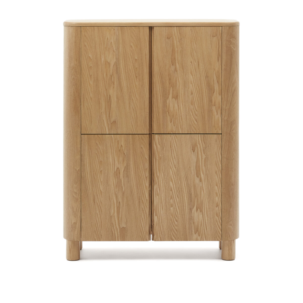 Kave Home Hoog dressoir Salaya van FSC Mix Credit essenmultiplex 100 x 134 cm - Afbeelding 4