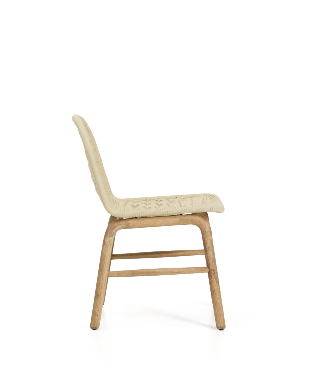 Kave Home Alipa stoel van massief acaciahout en ecru touw FSC 100% - Afbeelding 5